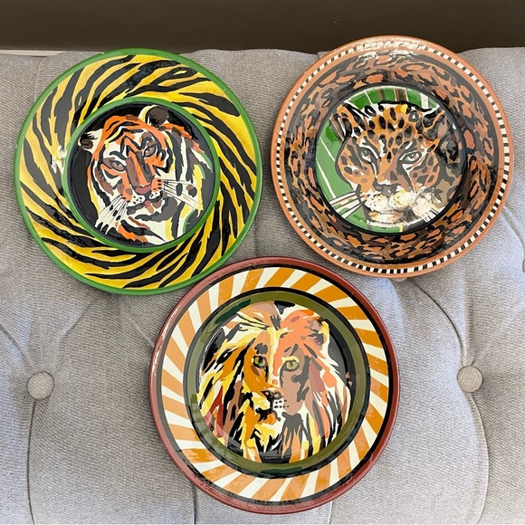 Vintage Bob Mackie Plate set of three - Picture 1 of 13